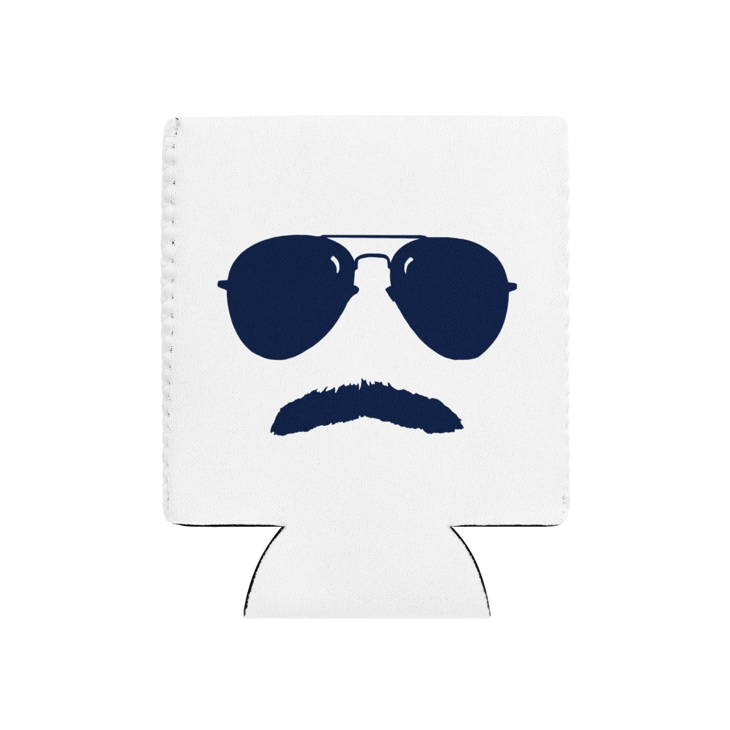 Swerski Stache and Shades Logo Can cooler - Navy