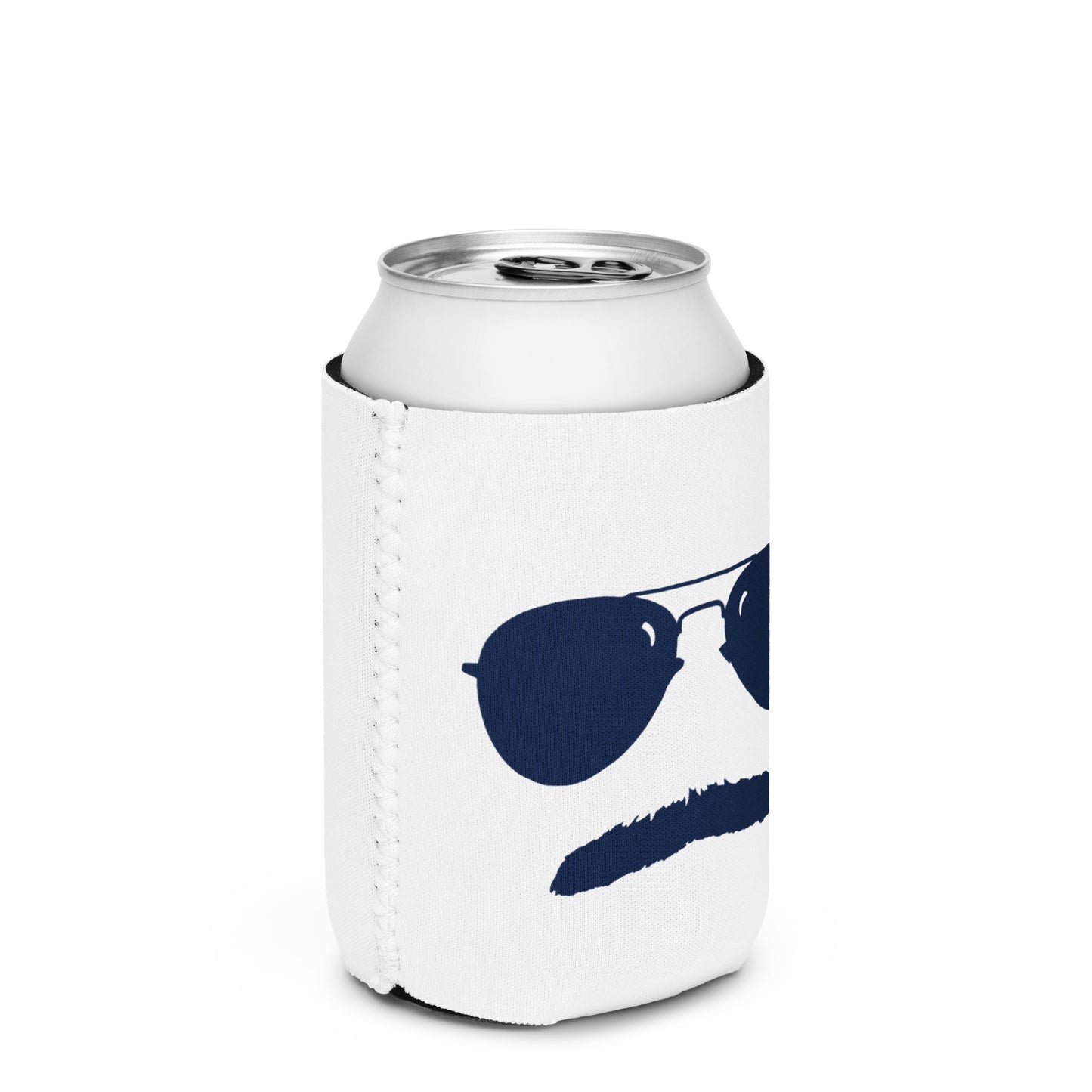 Swerski Stache and Shades Logo Can cooler - Navy
