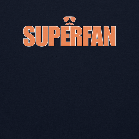 Swerski Superfan Unisex Sweatshirt - Navy with Orange/White