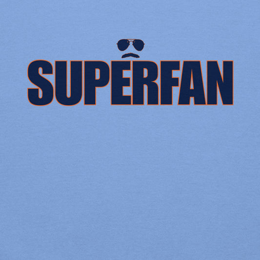 Swerski Superfan Unisex Hoodie - Blue with Navy/Orange