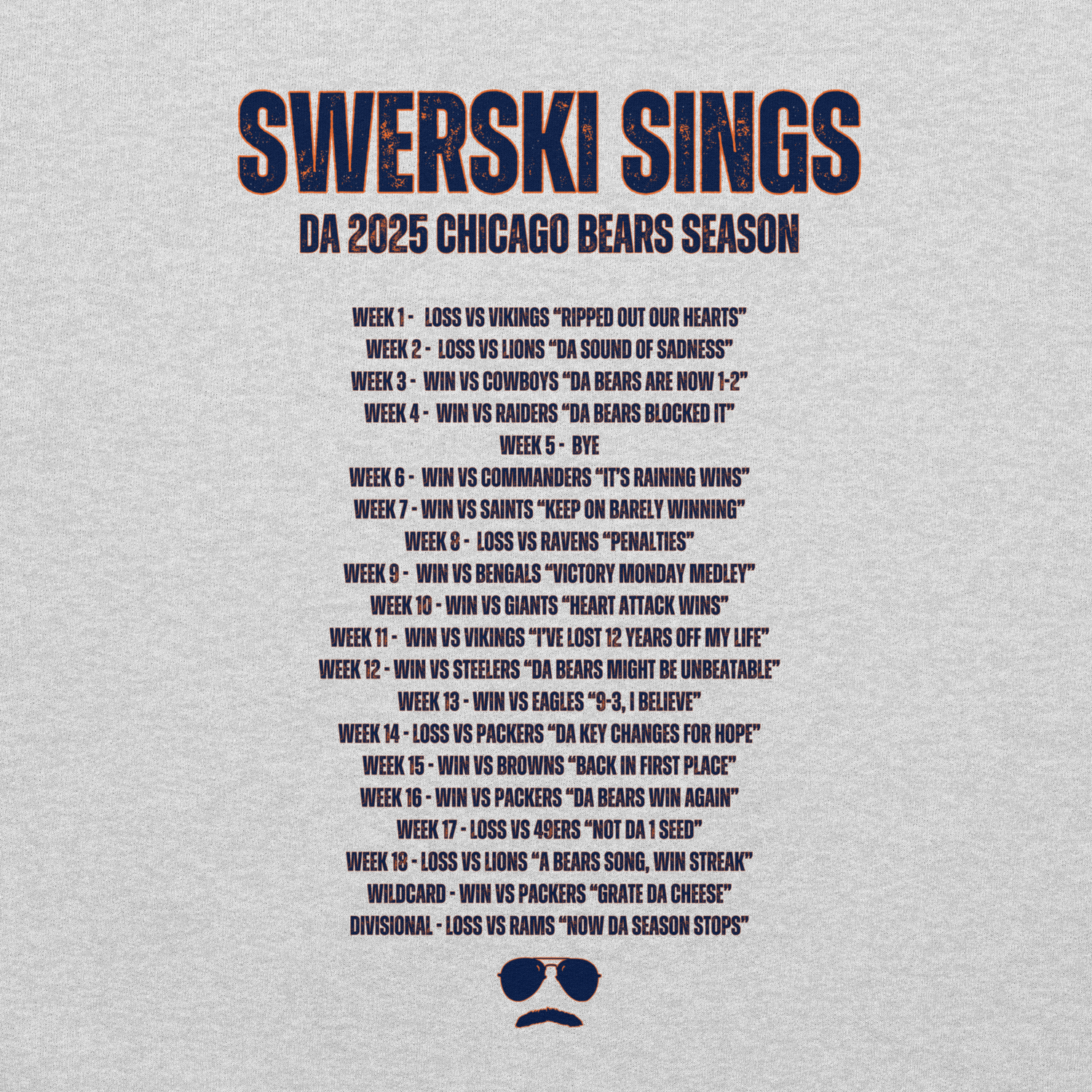 Swerski Sings Da 2025 Chicago Bears Season