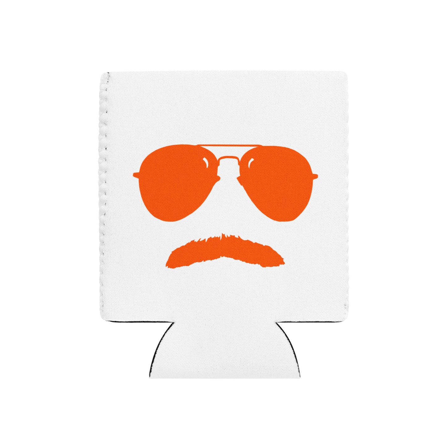 Swerski Stache and Shades Logo Can cooler - Orange