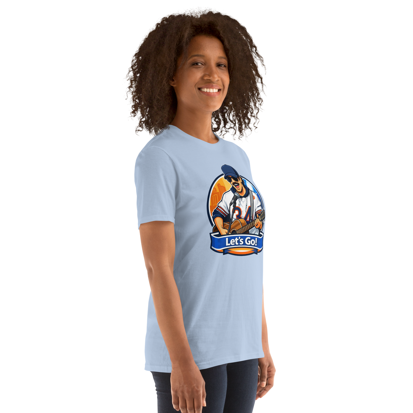 Dave Swerski Let's Go! Short-Sleeve Unisex T-Shirt - Light Blue