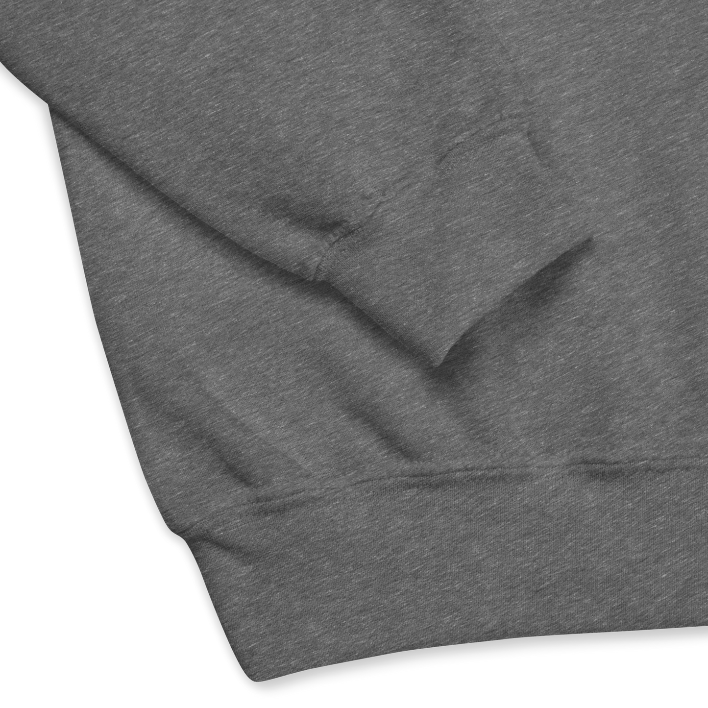 Swerski Stache and Shades Logo Unisex Sweatshirt - New Charcoal with Orange/Navy Logo