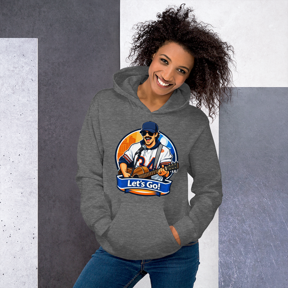 Dave Swerski Let's Go! Hoodie - Graphite Heather