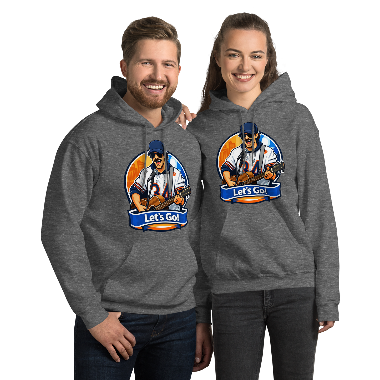 Dave Swerski Let's Go! Hoodie - Graphite Heather