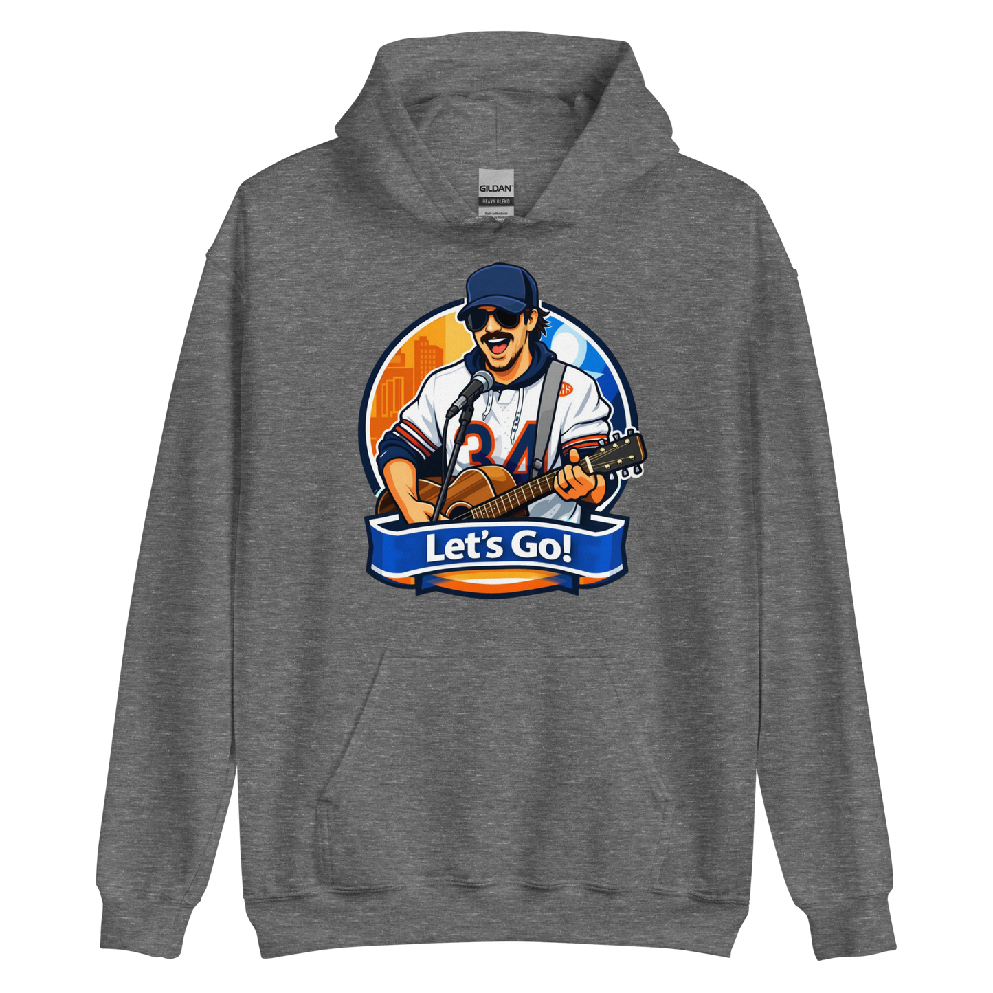 Dave Swerski Let's Go! Hoodie - Graphite Heather