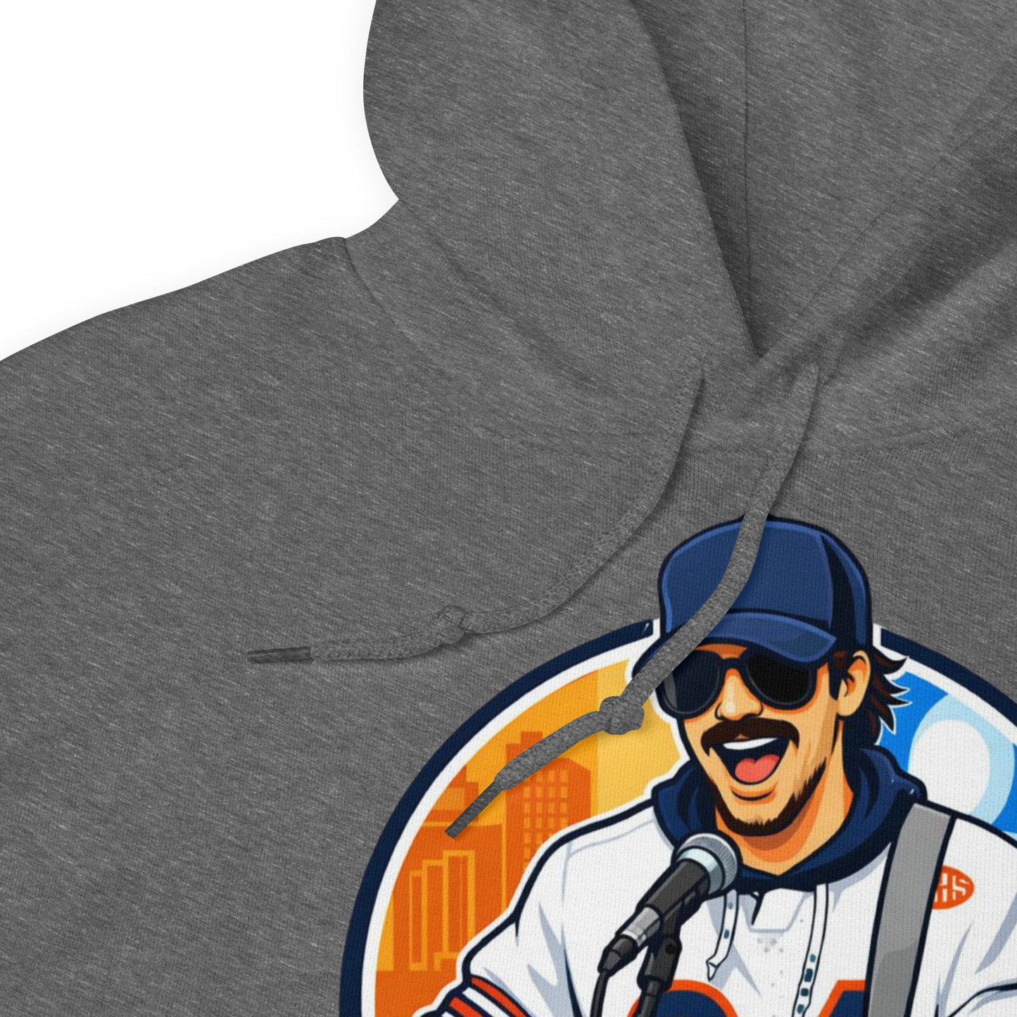 Dave Swerski Let's Go! Hoodie - Graphite Heather